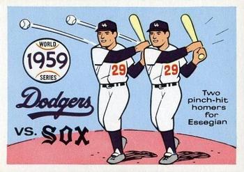 1970 Fleer World Series 056      1959 Dodgers/White Sox#{(Chuck Essegian)